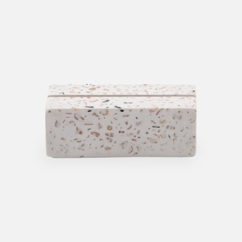 Terrazzo fotohouder - wit