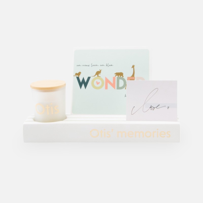 Memory houder - wit