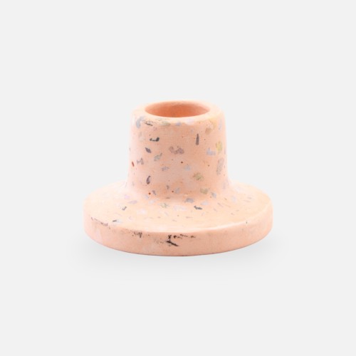 Terrazzo dinnerkaars houder - blush