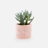 Terrazzo bloempotje - blush