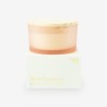 Luxe geurkaars laag frosted blush met houten deksel – small