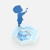 doosje acryl zeshoek silhouet jongen