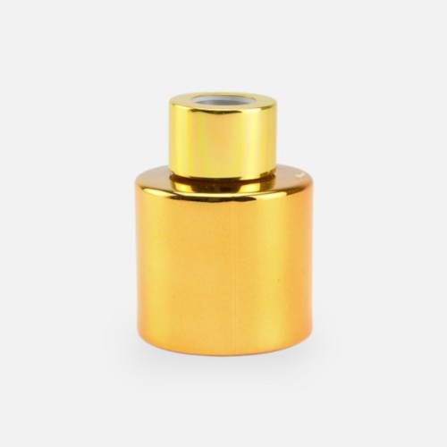 Parfumflesje cylinder goud...
