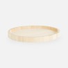 Houten dienblad rond