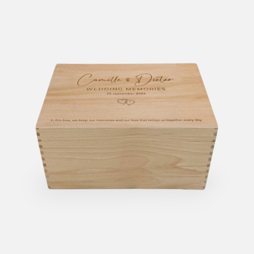 Memorybox met klapdeksel