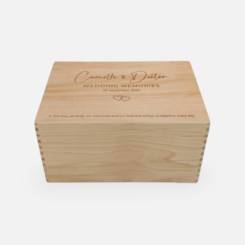 Memorybox met klapdeksel