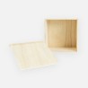 Houten kistje met schuifdeksel