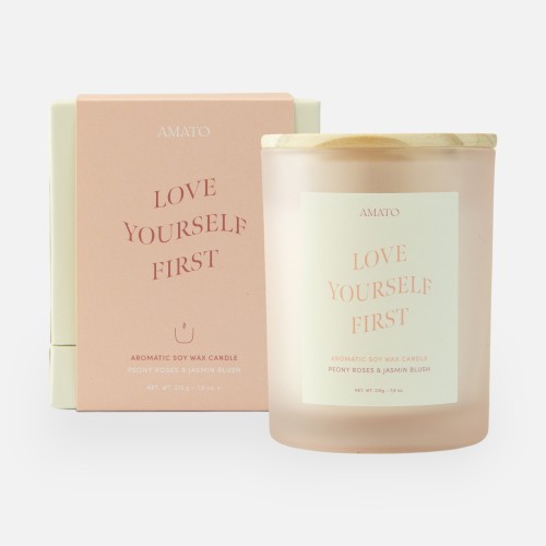 Geurkaars 'love yourself first'
