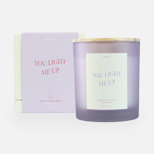 Grote geurkaars 'you light...