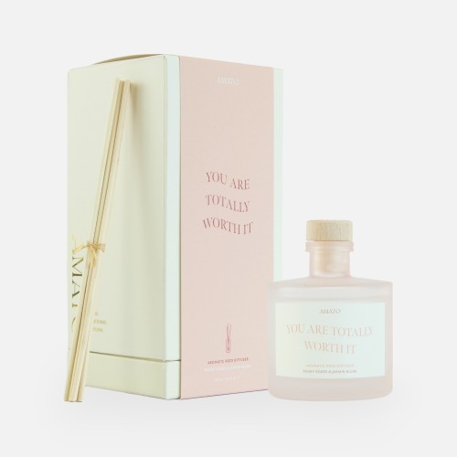 Geurstokjes 'you are totally worth it'