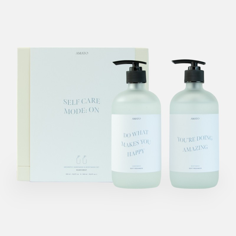 Geschenkset handwash & bodywash 'self care mode: on'