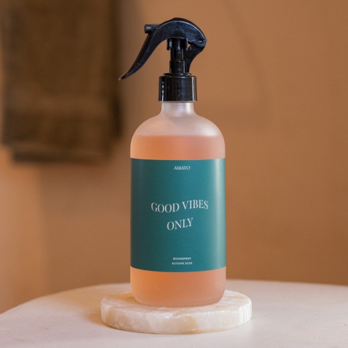 Roomspray 'good vibes only'
