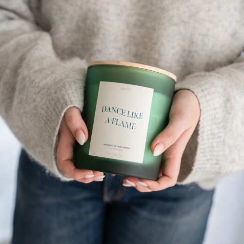 Grande bougie parfumée 'dance like a flame'