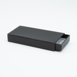 Hard kartonnen schuifdoosje - zwart