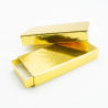 Hard kartonnen schuifdoosje - goud