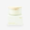bougie parfumée de luxe avec couvercle en bois blanc effet grivé - 'oma, jij bent goud waard'