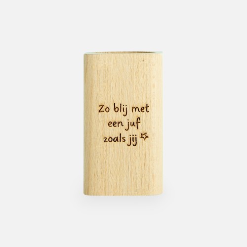 Pennenhouder hout - 'zo...