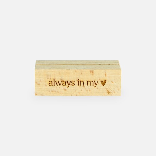 Fotohouder hout - 'Always...