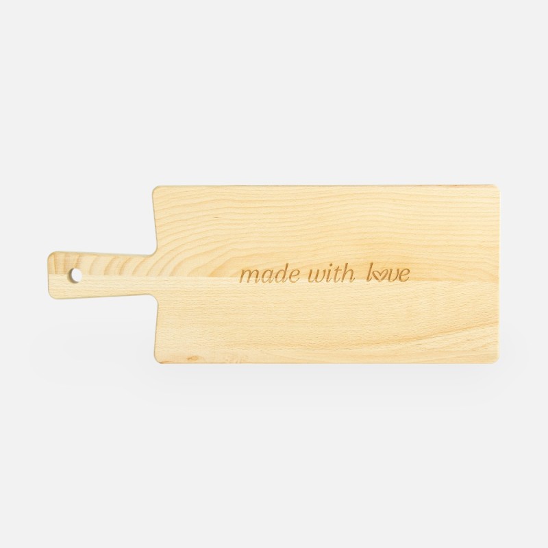 Tapasplank hout - 'Made with love'
