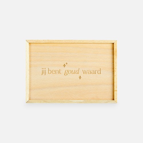 Houten kistje met...