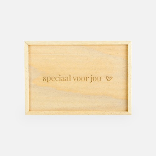 Houten kistje met...