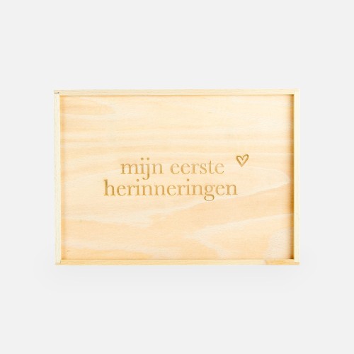 Memorybox met schuifdeksel...