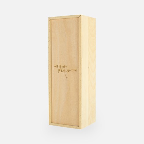 Houten wijnkist met...