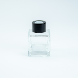 Parfumflesje vierkant met...