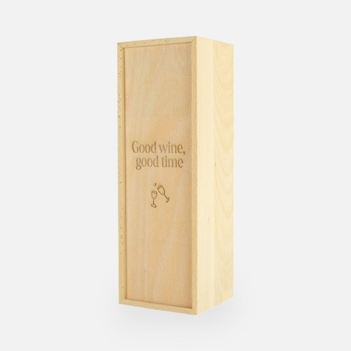 Houten wijnkist met...