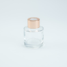 Parfumflesje cylinder met "rose gold" schroefdop - 50 ml
