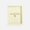Houten kistje met schuifdeksel - 'Voor de liefste'