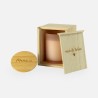Coffret cadeau en bois avec couvercle coulissant et bougie parfumée blush - 'Voor de liefste' / 'Mama'