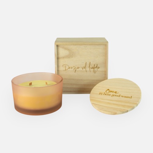 Coffret cadeau en bois avec...