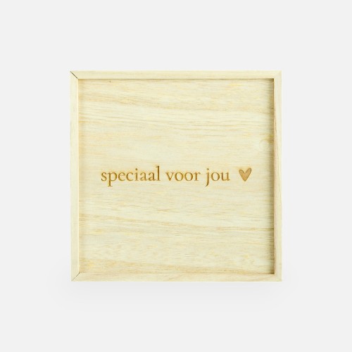 Houten kistje met...