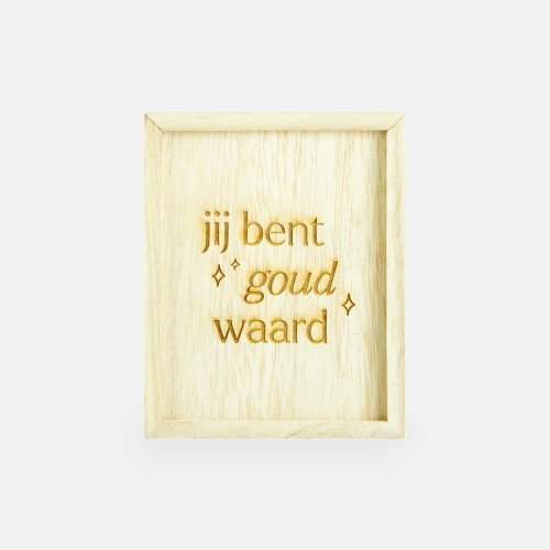 Houten kistje met...