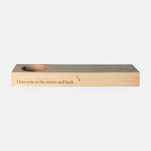 Memoryhouder hout - 'I love...
