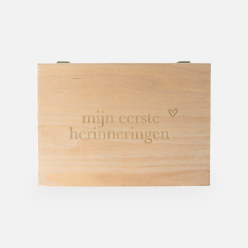 Memorybox met klapdeksel -...