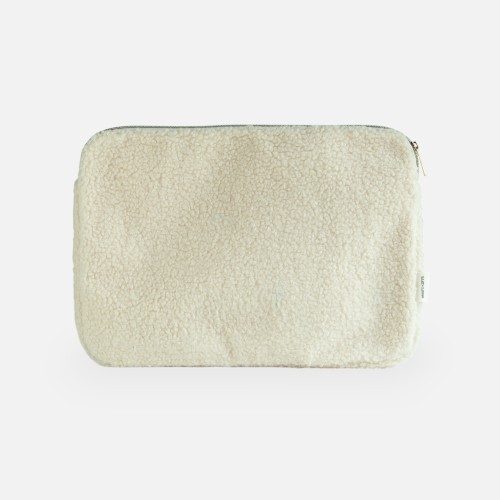 Teddy laptoptas - beige