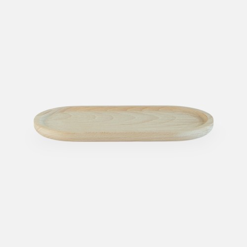 Ovalen dienblad hout - small
