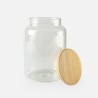 Voorraadpot met houten deksel