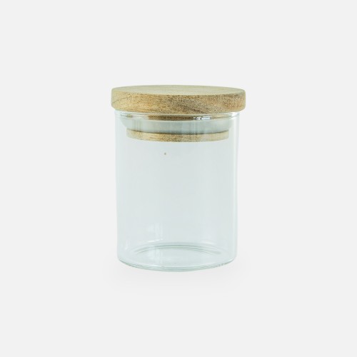 Glazen cylinder potje met...