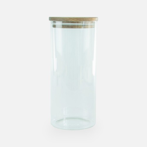 Glazen cylinder pot met...