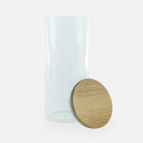 copy of Bocal cylindrique en verre avec bouchon en liège