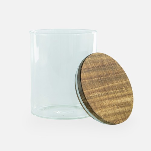 copy of Bocal cylindrique en verre avec bouchon en liège