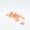 Metalen clips rose gold - 4 x 1,9 cm