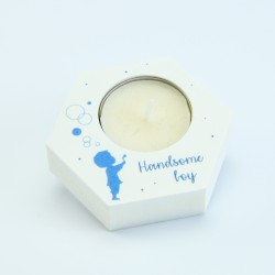 theelichthouder zeshoek jongen