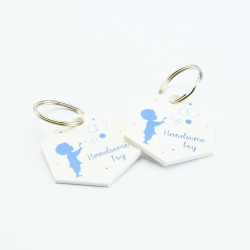 sleutelhanger jongen blauw