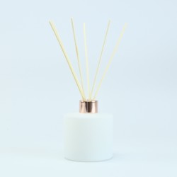 Set parfumfles cylinder wit...