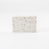 Zeepje wit gespikkeld 100g - 80x58x22 mm