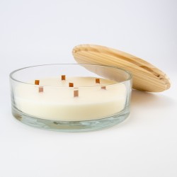 Luxe geurkaars laag transp...